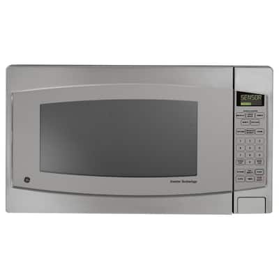GE 2.2 cu. ft. Countertop Microwave in Stainless Steel with Defrost and Sensor Controls