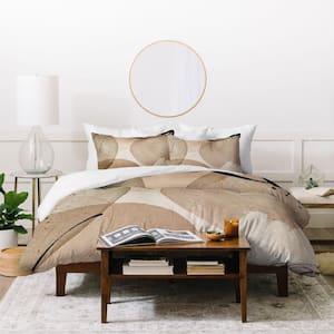 Beige Full 100% Cotton Sheila Wenzel-Ganny The Abstract Minimalist Duvet Cover