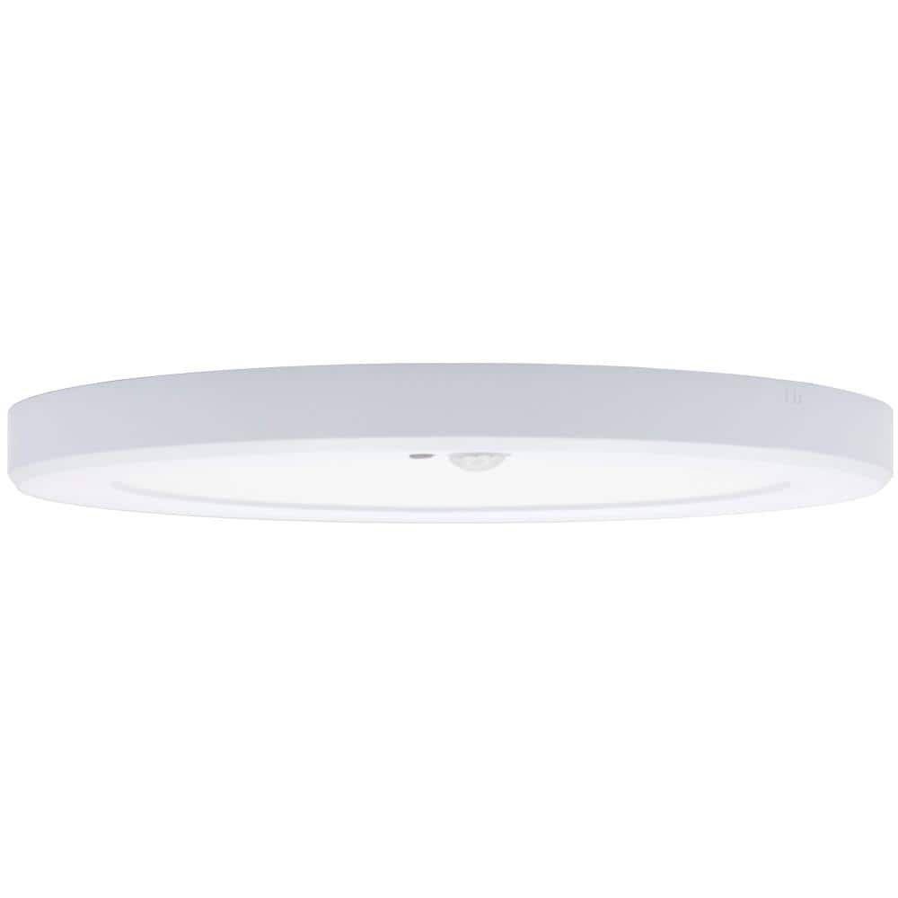 9-Inch White Aluminum LED Motion Sensor Ceiling Light