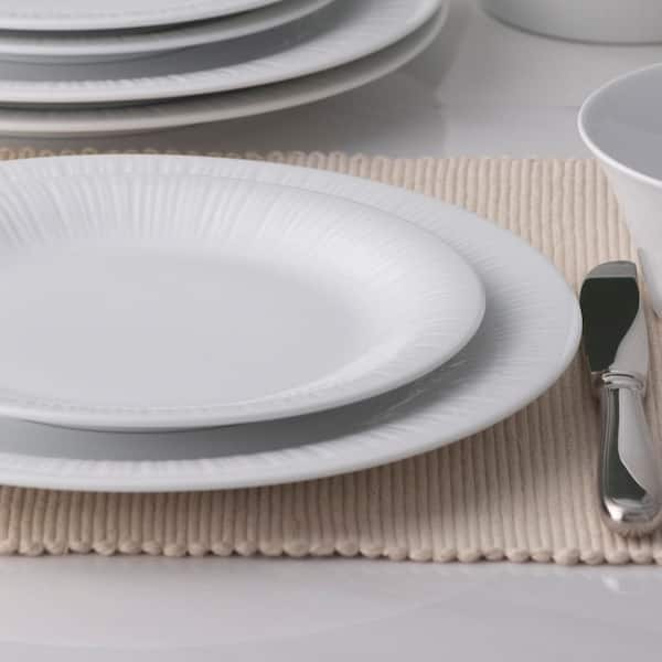 Noritake Conifere (White) Porcelain 12-Piece Dinnerware Set