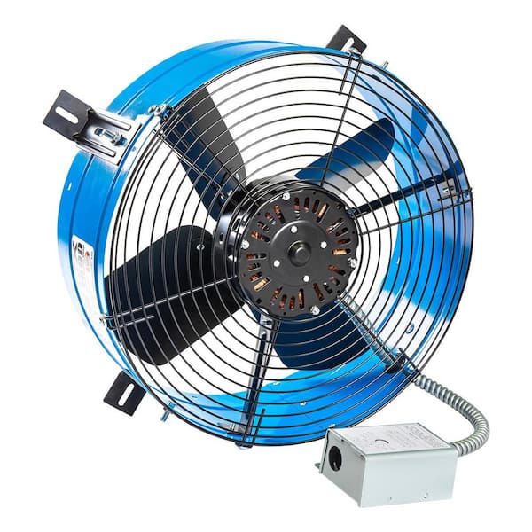 Maxx Air Premium 1,600 CFM Blue Electric Gable Mount Power Attic Fan