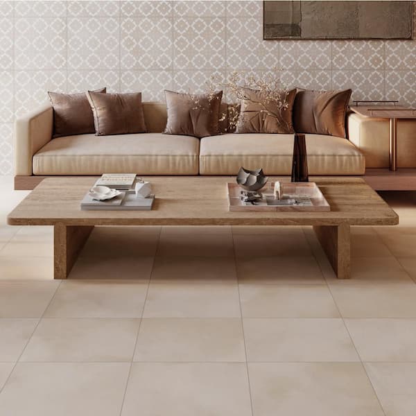 Bari Sand 13 in. x 13 in. Porcelain Floor and Wall Tile (10.53 sq. ft. /Case)