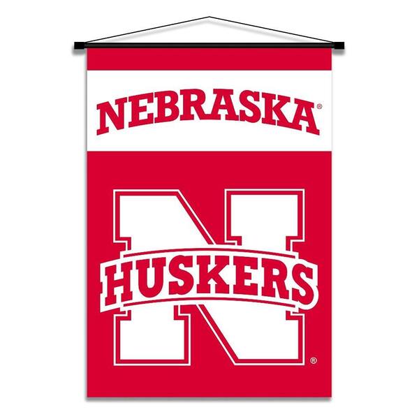 BSI Products NCAA Nebraska Cornhuskers 28 in. x 40 in. Indoor Banner Scroll