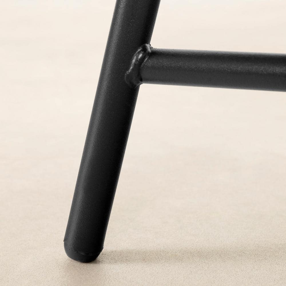 Pale Oak Oval Coffee Table with Metal Legs