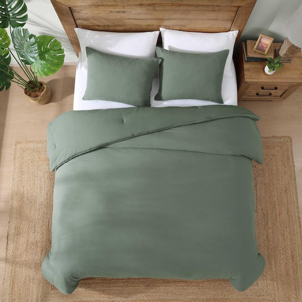 Tommy Bahama Paradisio 3-Piece Jungle Green Cotton Full/Queen