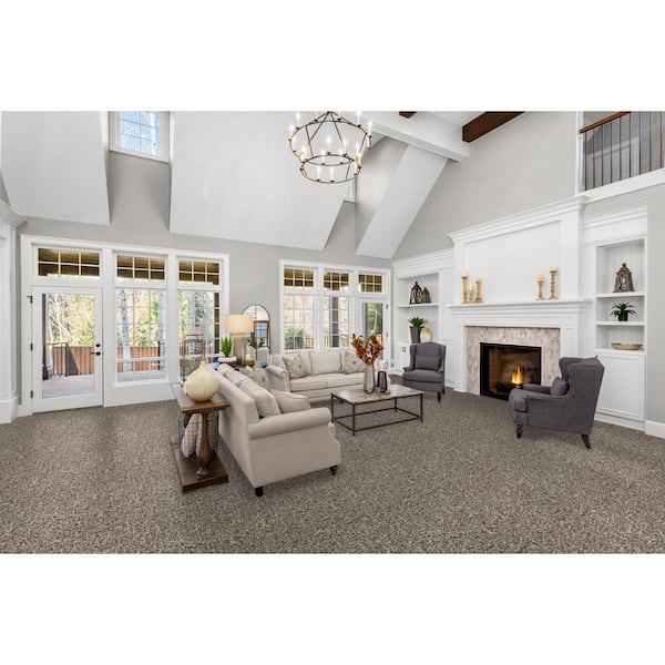 Montrose  - Sonic - Beige 35 oz. SD Polyester Texture Installed Carpet