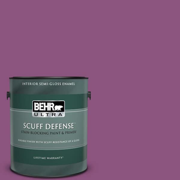 BEHR ULTRA 1 gal. Home Decorators Collection #HDC-MD-07 Dynamic Magenta Extra Durable Semi-Gloss Enamel Interior Paint & Primer
