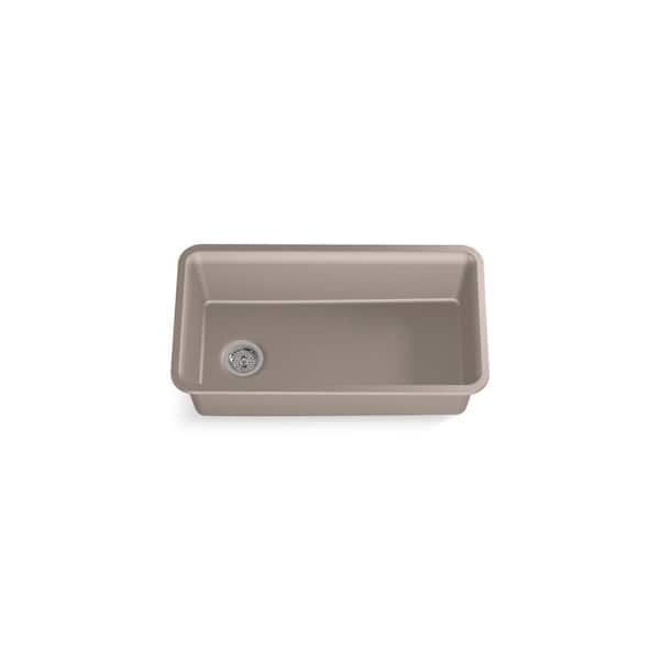 KOHLER Cairn Neoroc Granite Composite 33.5 in. Single Bowl Undermount Kitchen Sink