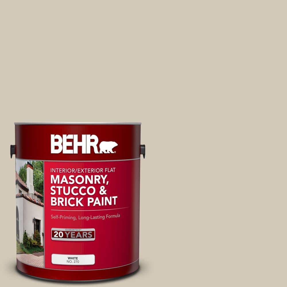 1 gal. #750C-3 Sandstone Cliff Flat Interior/Exterior Masonry, Stucco and B