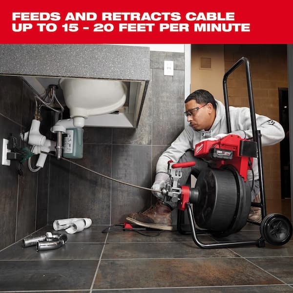 Milwaukee Cable-Drive Assembly for the M18 Cordless Drain Cleaning