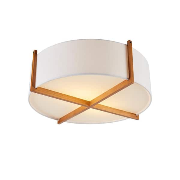 Bromi Design Bowen 2-Light 17.99 in. Dia Flush Mount Ceiling