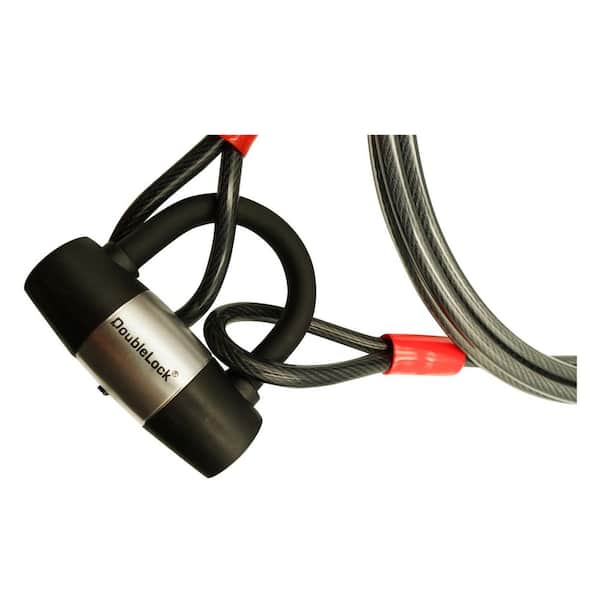 TIGER-SHARK, Bundle, Heavy Duty U-Lock and 16 ft. x 10 mm Security Cable Bundle, Braided Steel with Vinyl Coating