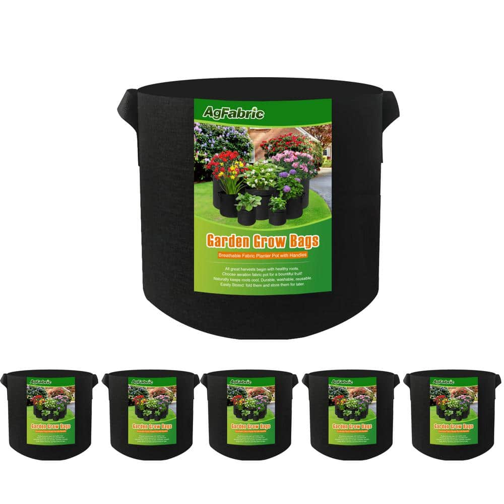 Garden Grow Bags 3/5/7/10 Gallon Plant Growing Bags PE Vegetable