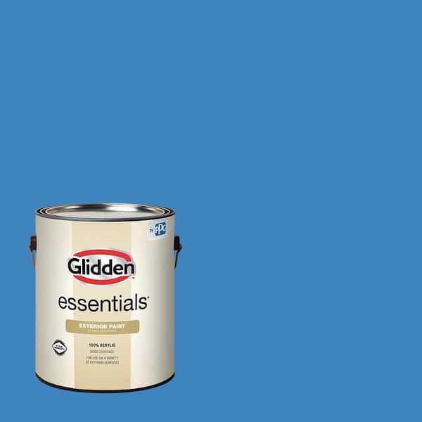 Glidden Essentials 1 gal. PPG1242-5 King Triton Flat Exterior Paint