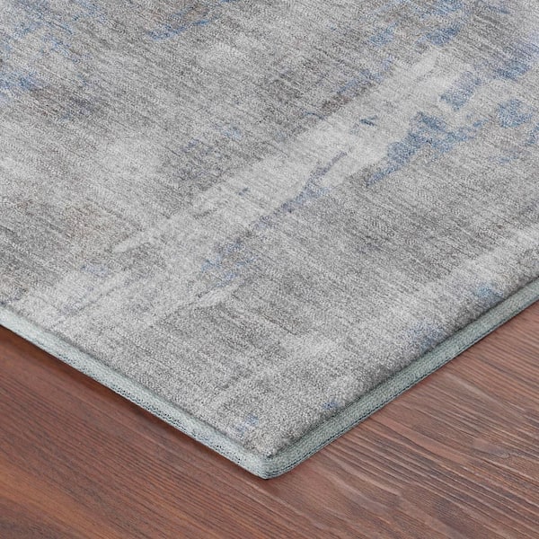 Mayfield Premium Machine Washable Abstract AMF2309 Beige 10 ft. x 14 ft. Area Rug