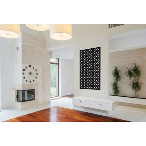 Matrix 71 in. x 2.95 ft. Orbit Decorative Fence Panel Screen