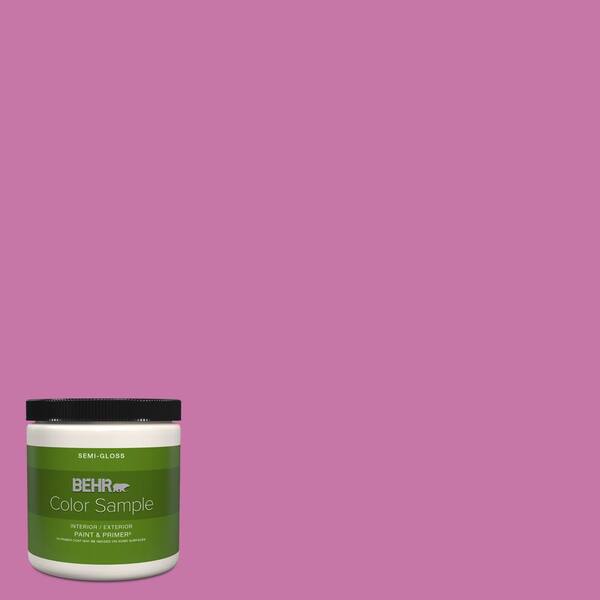 BEHR PREMIUM PLUS 8 oz. 680B5 Strawberry Freeze SemiGloss Interior