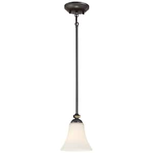 Shadowglen 1-Light Lathan Bronze Mini Pendant