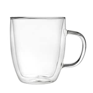 16 oz. Double Glass Coffee Mug