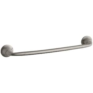 Forte Sculpted 18 in. Towel Bar in Vibrant Brushed Nickel