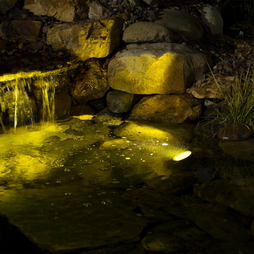 Black Weatherproof LED Outdoor Spotlight with Transformer