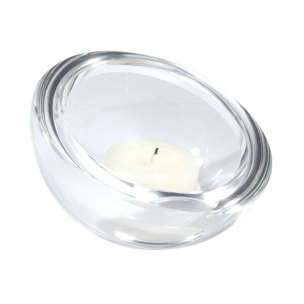 Titan Lighting 3 in. Clear Crystal Votive Candle Holder