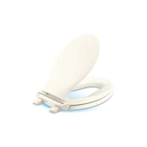 Transitions Nightlight Quiet-Close Elongated Closed - Front Toilet Seat in. Biscuit