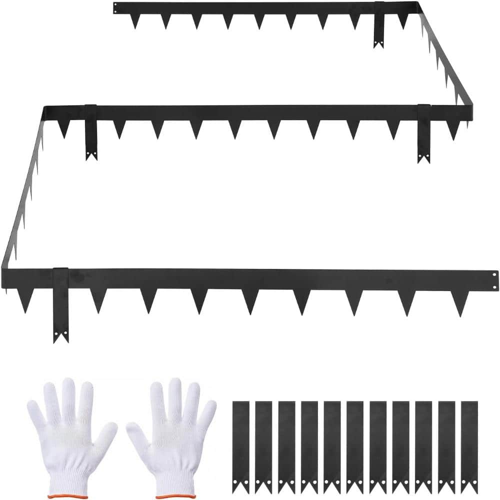 40 in. x 4.5 in. Galvanized Steel Landscape Edging, Heavy-Duty Metal Garden Border, Easy Install, 10-Pack price history on PriceWatchPro