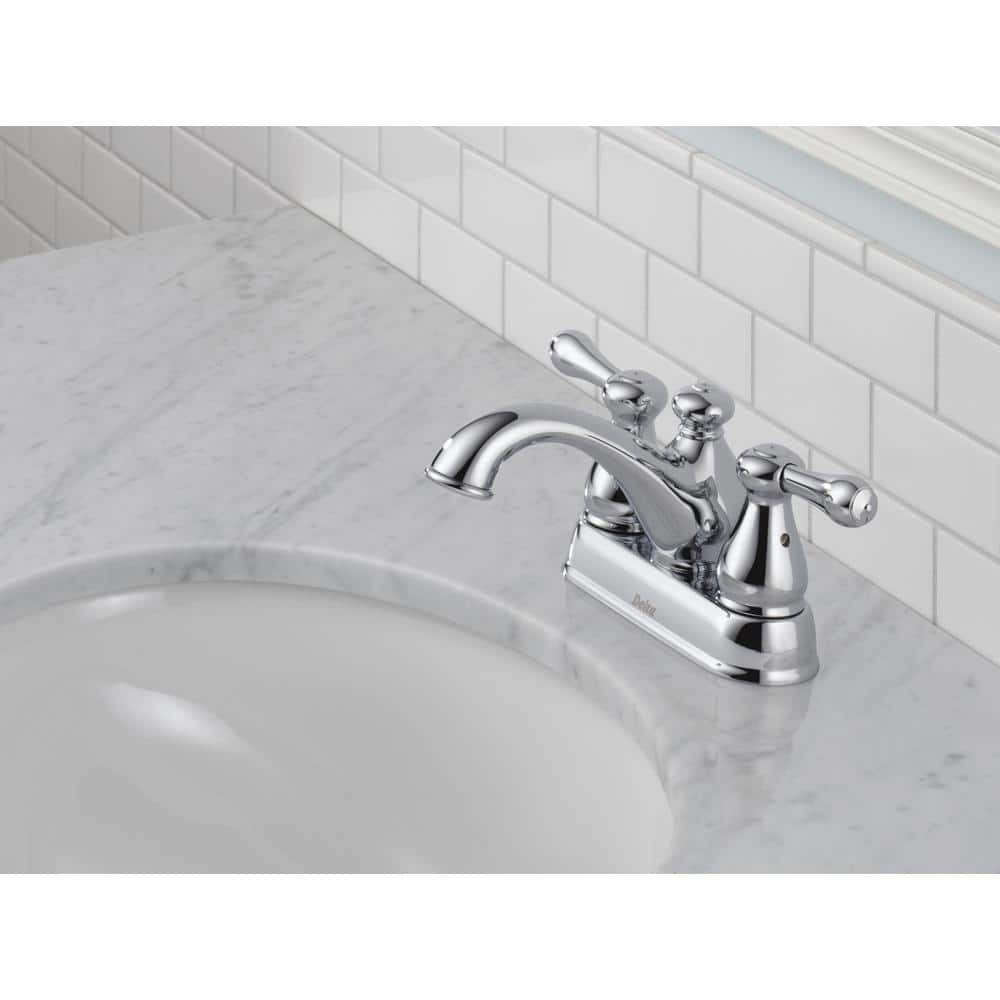 Leland Chrome Dual-Handle Teapot-Lavatory Faucet