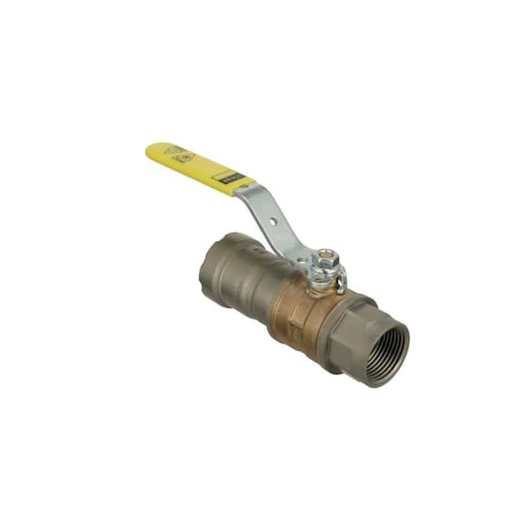 Viega MegaPressG 1 in. Press x 1 in. FPT Carbon Steel Ball Valve (Gas Only)