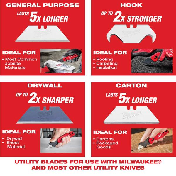 MILWAUKEE 48-22-1503 FASTBACK™ w/ Storage & FASTBACK™ Compact