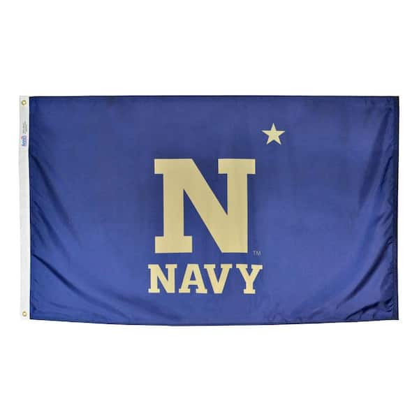 Annin Flagmakers 3 ft. x 5 ft. Nylon U.S.Navy N Logo Armed Forces Flag