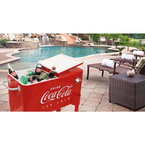 outdoor coca cola cooler