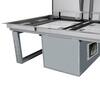 Forno Arezzo 44 in. Ceiling Mount Range Hood in Stainless Steel