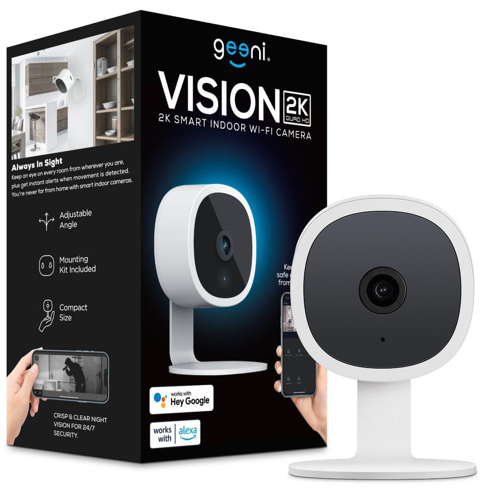 【新品】geeni SMART WIFI CAMERA (2個セット) Geeni Freebird 2 Smart Battery Camera 1080p (2-pack) – Geeni