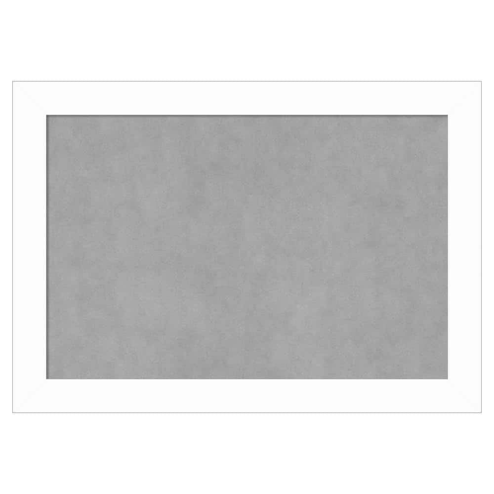 Basic White Narrow 27 in. x 19 in. Framed Magnetic Board price history on PriceWatchPro