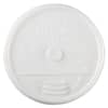 Dart TL1224TG Traveler White Dome ThermoGuard Hot Cup Lid with Sip Hole -  1200/Case