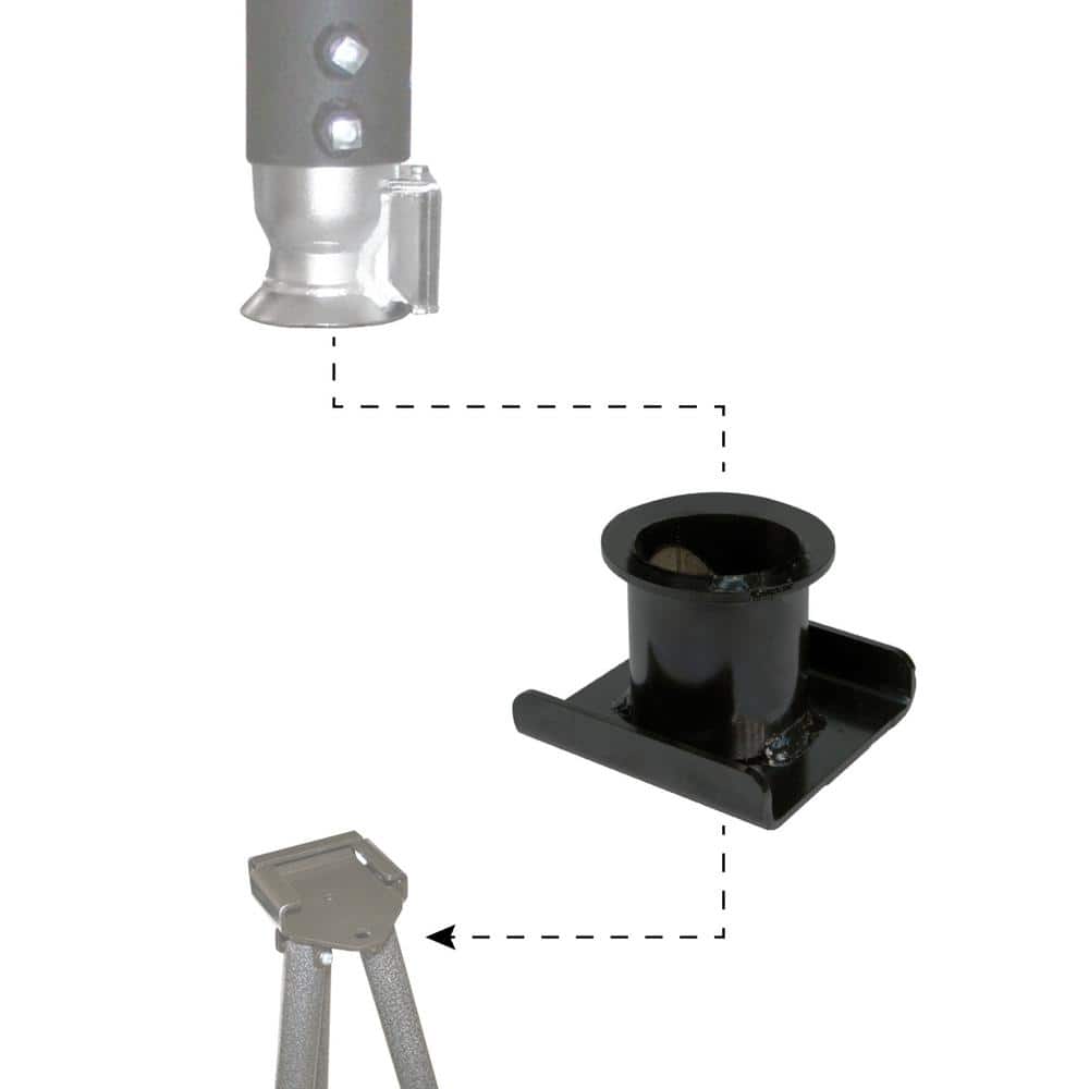 Kingpin Gooseneck Adapter – Converts Tripod FASTJACK for Gooseneck Trailers – Use with 25066 Weekender and 21100000 price history on PriceWatchPro