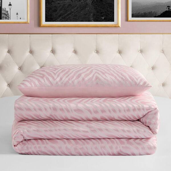 JUICY COUTURE Sparkle Zebra Jacquard 2-Piece Pink Marshmallow