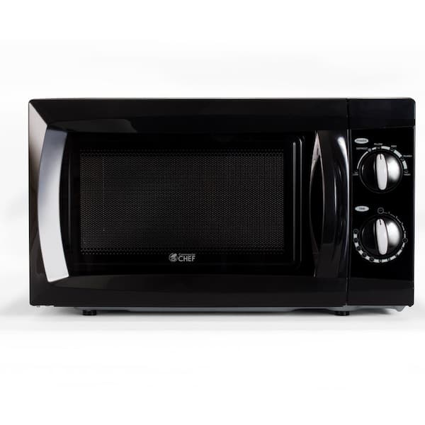 Commercial Chef CHM9MB COMMERCIAL CHEF Small Microwave 0.9 Cu. Ft. Countertop  Microwave with Touch Controls & Digital Display, Black