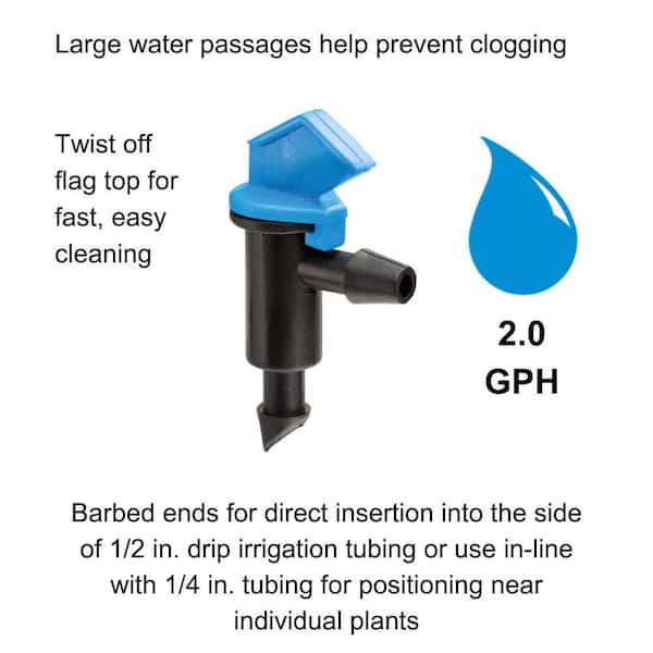 2 GPH Flag Drippers (25-Pack)