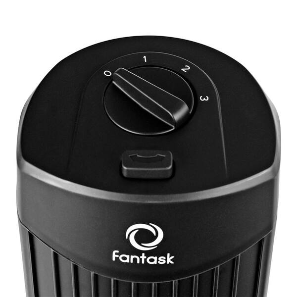Costway 28 in. Black Oscillating Tower Fan with 3 Wind Speeds 