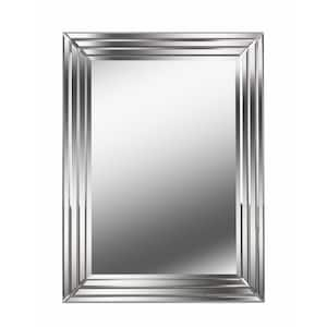 Medium Rectangle Finish Beveled Glass Classic Mirror (40 in. H x 30 in. W)