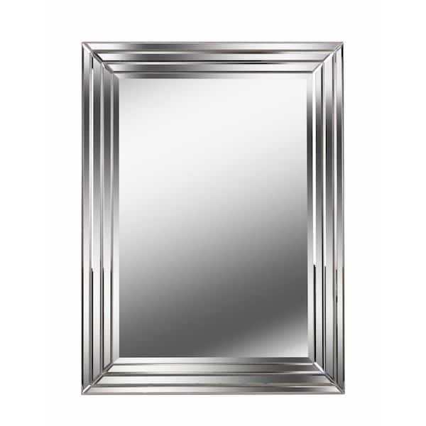 Kenroy Home Medium Rectangle Finish Beveled Glass Classic Mirror (40 in. H x 30 in. W)
