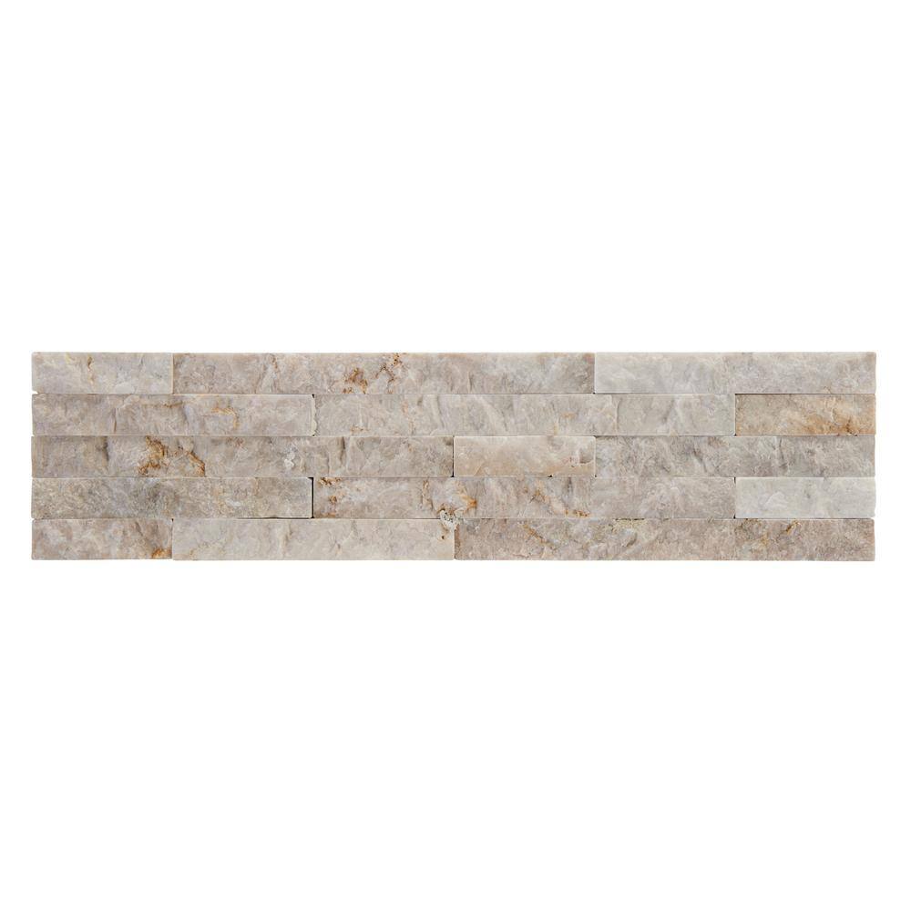 Vanilla Split Face Marble Wall Tile 3x12 for Bathroom and Kitchen