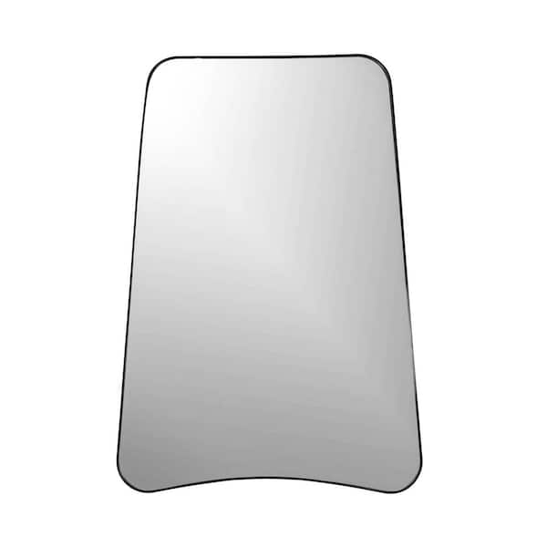 Undbranded Sierra Mid-Century Glam Inspired Mirror, Matte Black 30 in. X 42 in.