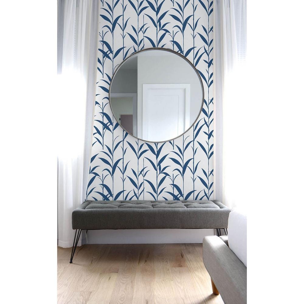 NextWall Bamboo Leaves Peel and Stick Wallpaper