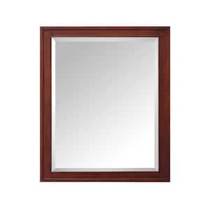 Madison 28 in. W x 36 in. H x 6-3/10 in. D Framed Surface-Mount 3-Shelf Bathroom Medicine Cabinet in Tobacco