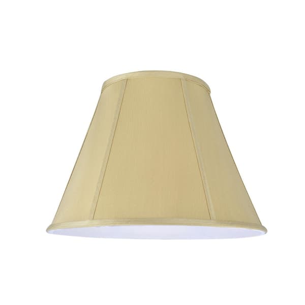 Aspen Creative 70121 Two-Light Hanging Pendant Ceiling Light with Transitional Bell Fabric Lamp Shade, Beige, 18 inch Width