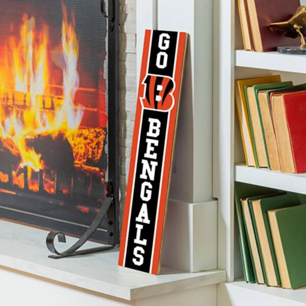 Cincinnati Bengals Logo Wood Sign 